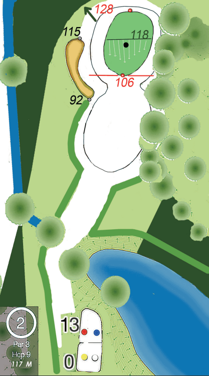 Illustration du trou numéro 2