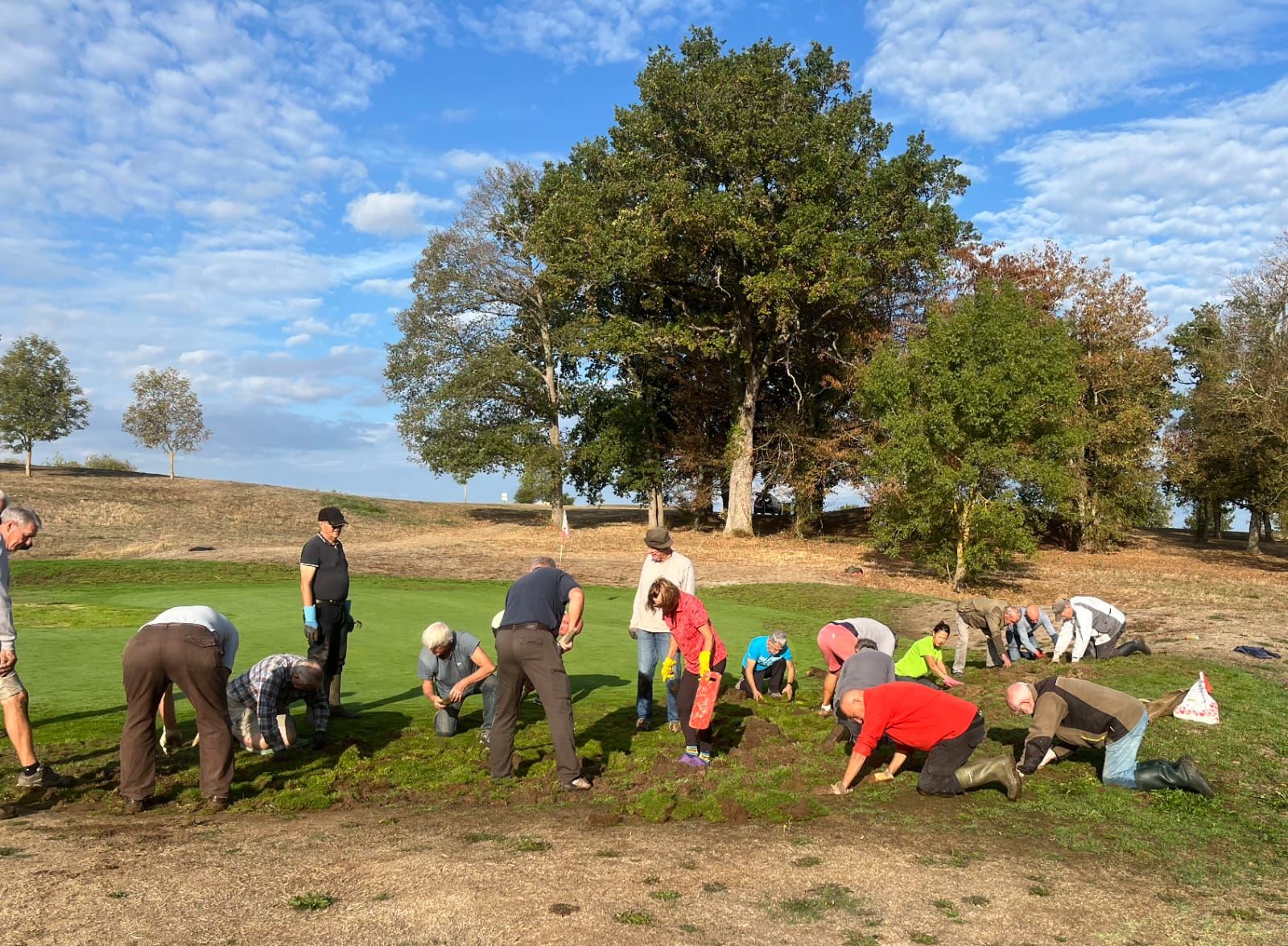 Golf en travaux